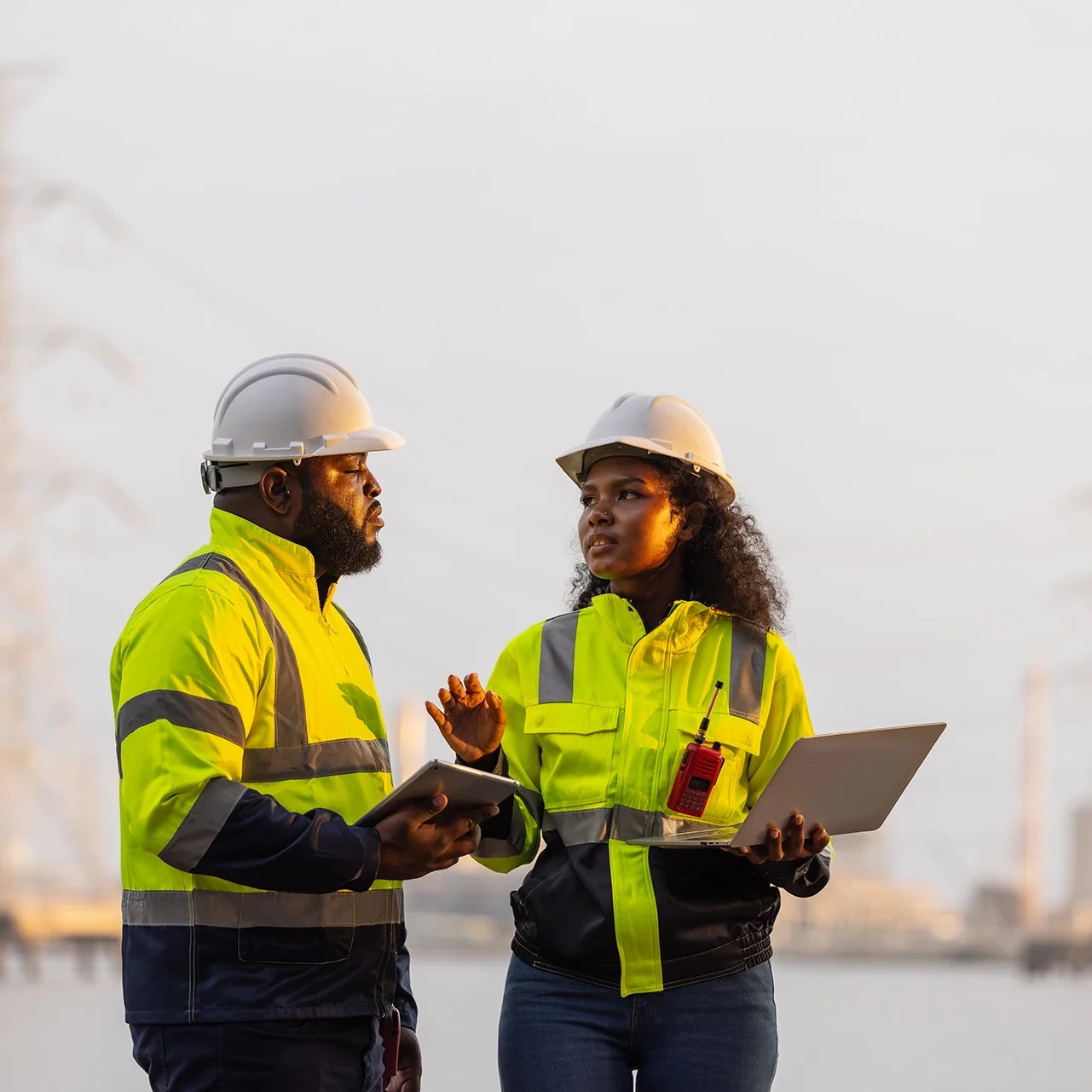 electrical-workers-discussing electrical-workers-discussing